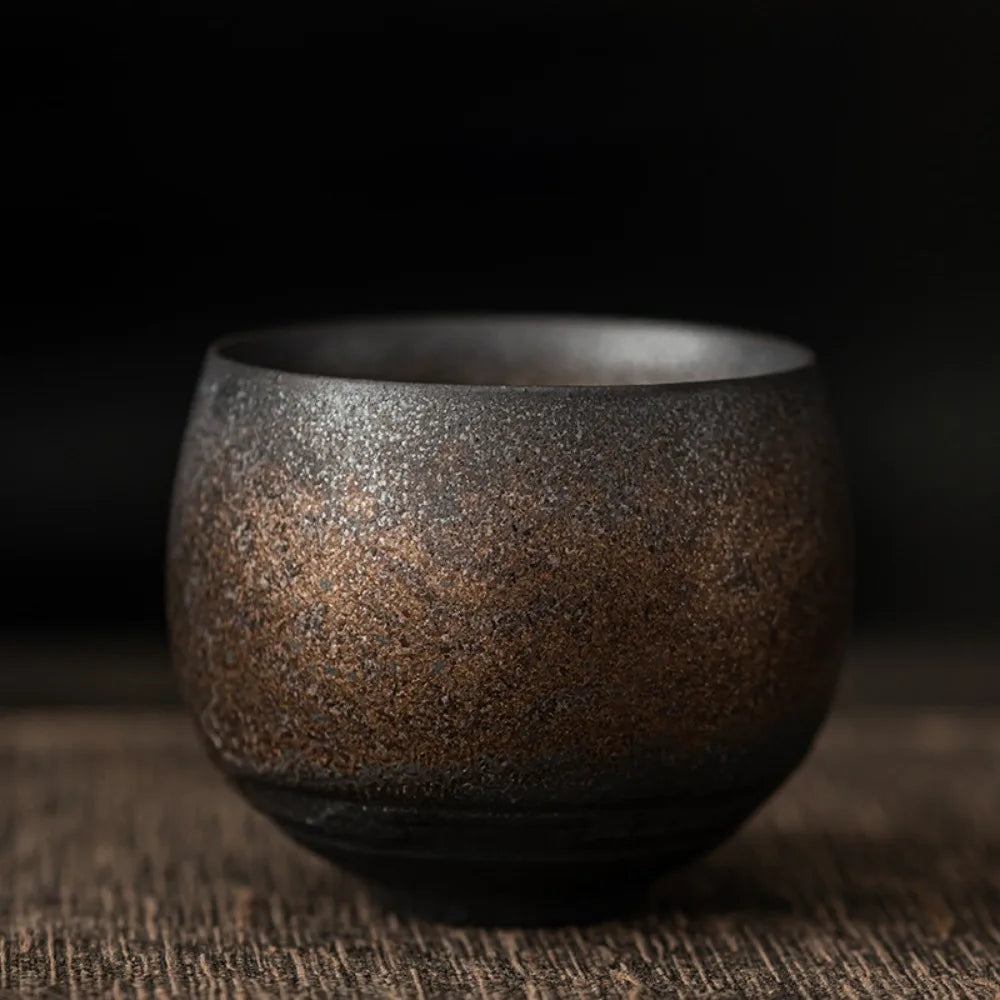 Tasse à Thé Grès Japonaise Rétro – Fabrication Artisanale – Temae | Studio Nichijo Paris