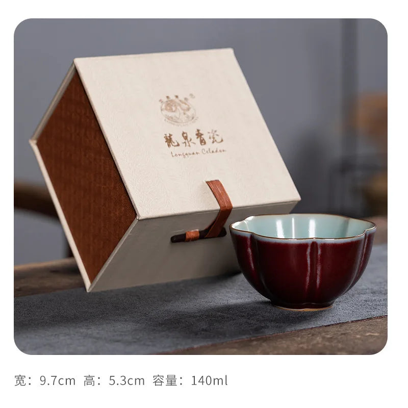 Tasse à Thé Céladon en Céramique — Fabrication Artisanale – Tasse 9.7 cm X 5.3 cm 140 m | Studio Nichijo Paris