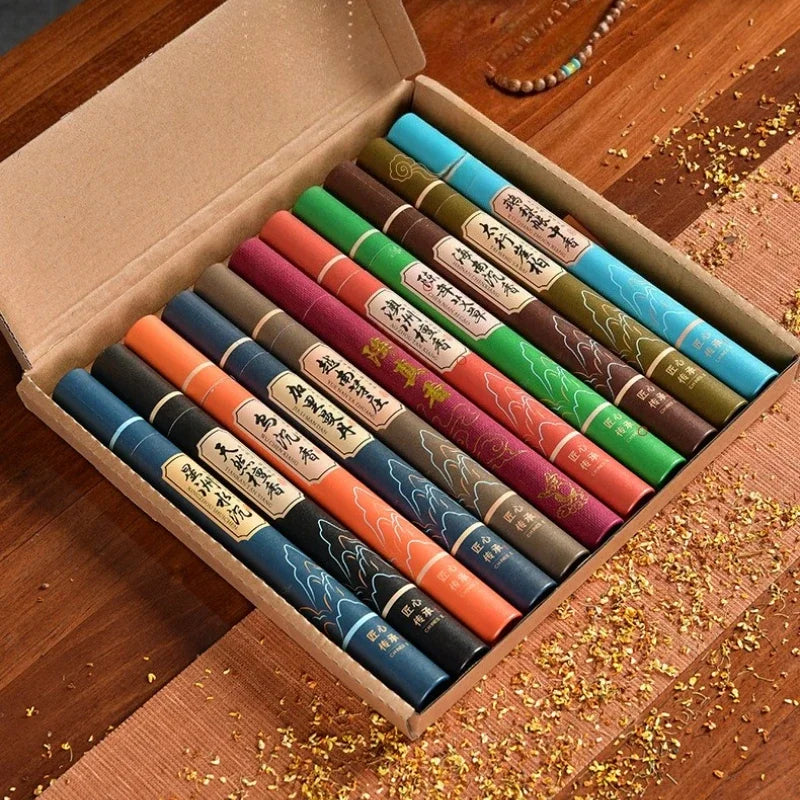 Coffret Encens Bois de Santal – 11 Parfums Naturels – | Studio Nichijo Paris