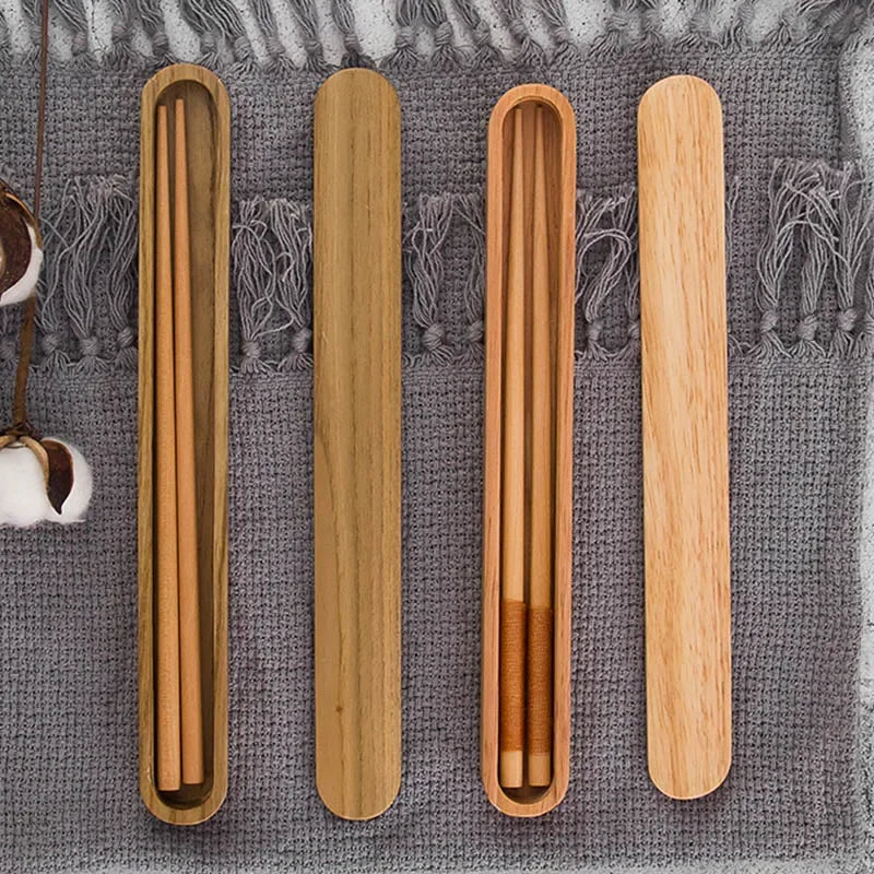 Boîte Baguettes Bois Portable – Étui – | Studio Nichijo Paris