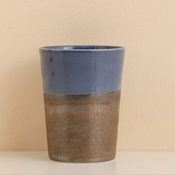 Mug Grès Glaçure Rouille de Fer Japonaise 250ml, Fabrication Artisanale – Sabi | Studio Nichijo Paris