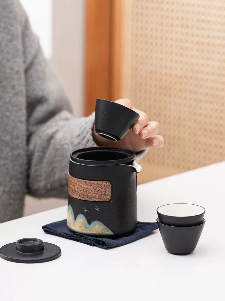 Service à Thé Gaiwan en Porcelaine – Fabrication Artisanale – | Studio Nichijo Paris