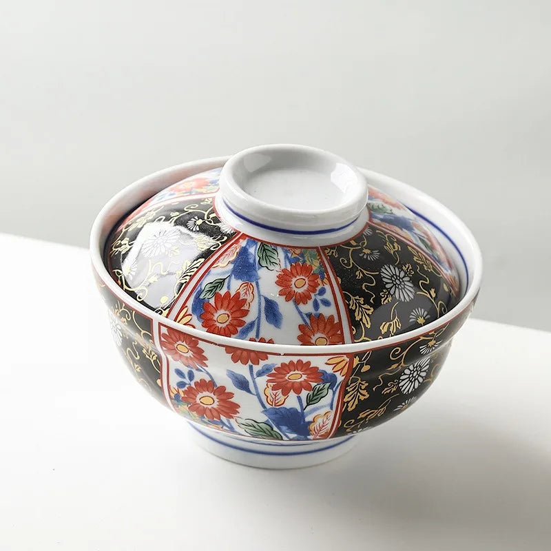 Bol en Céramique – Soupe & Riz avec Couvercle – Fabrication Artisanale – | Studio Nichijo Paris