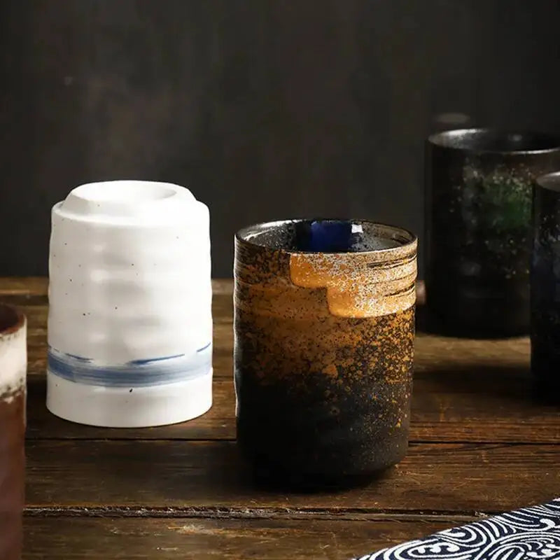 Tasse à Thé Céramique Dessinée à la Main – | Studio Nichijo Paris