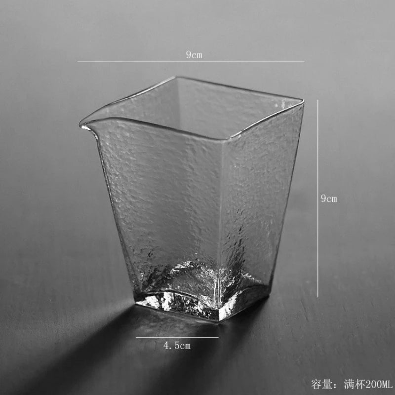 Tasse à Thé en Verre Soufflé – Résistante à la Chaleur – Fabrication Artisanale – | Studio Nichijo Paris