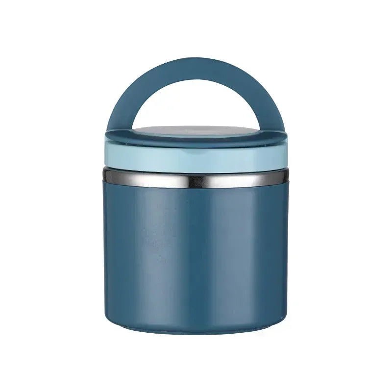 Thermos Inox 630ml-1L Isotherme Soupe Grande Capacité – Bleu | Studio Nichijo Paris