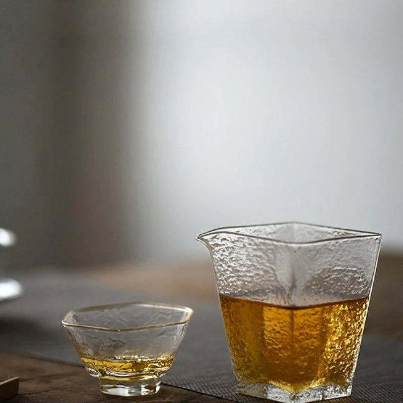 Tasse à Thé en Verre Soufflé – Résistante à la Chaleur – Fabrication Artisanale – | Studio Nichijo Paris