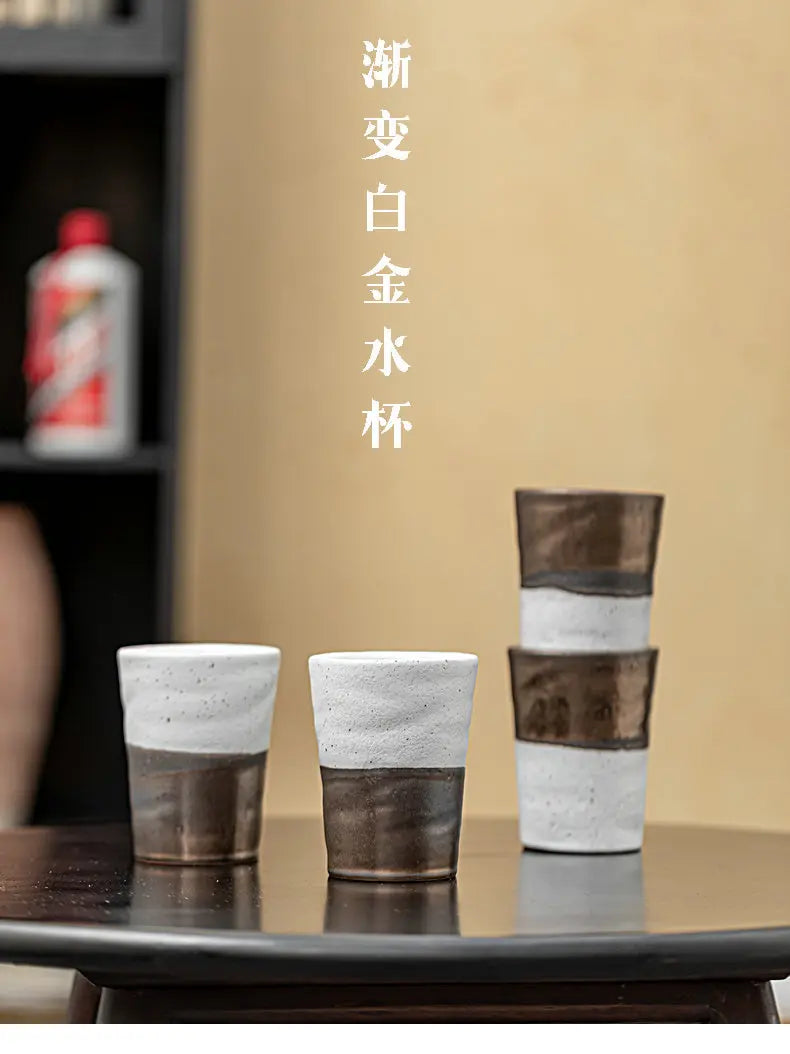 Mug Grès Glaçure Rouille de Fer Japonaise 250ml, Fabrication Artisanale – | Studio Nichijo Paris