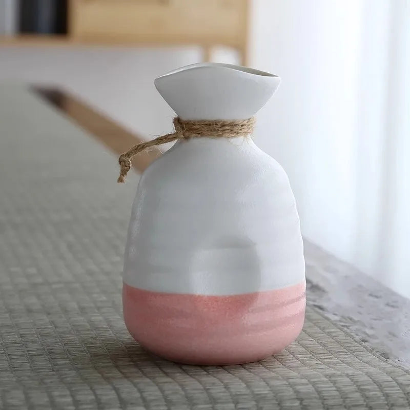 Service Saké Céramique Sakura, Fabrication Artisanale – Carafe | Studio Nichijo Paris