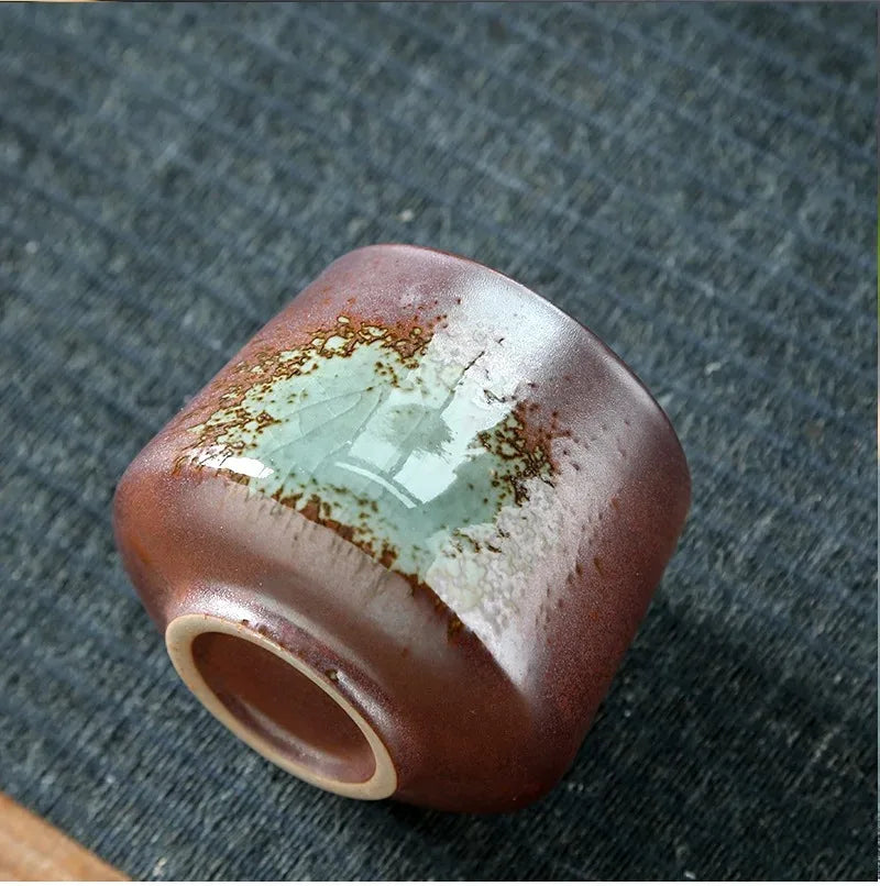 Tasse à Thé Poterie Raku – Glaçage Four – Fabrication Artisanale – | Studio Nichijo Paris