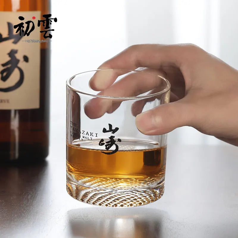 Verre Whisky Cristal Hibiki Pastel Coffret Cadeau — Fabrication Artisanale – | Studio Nichijo Paris