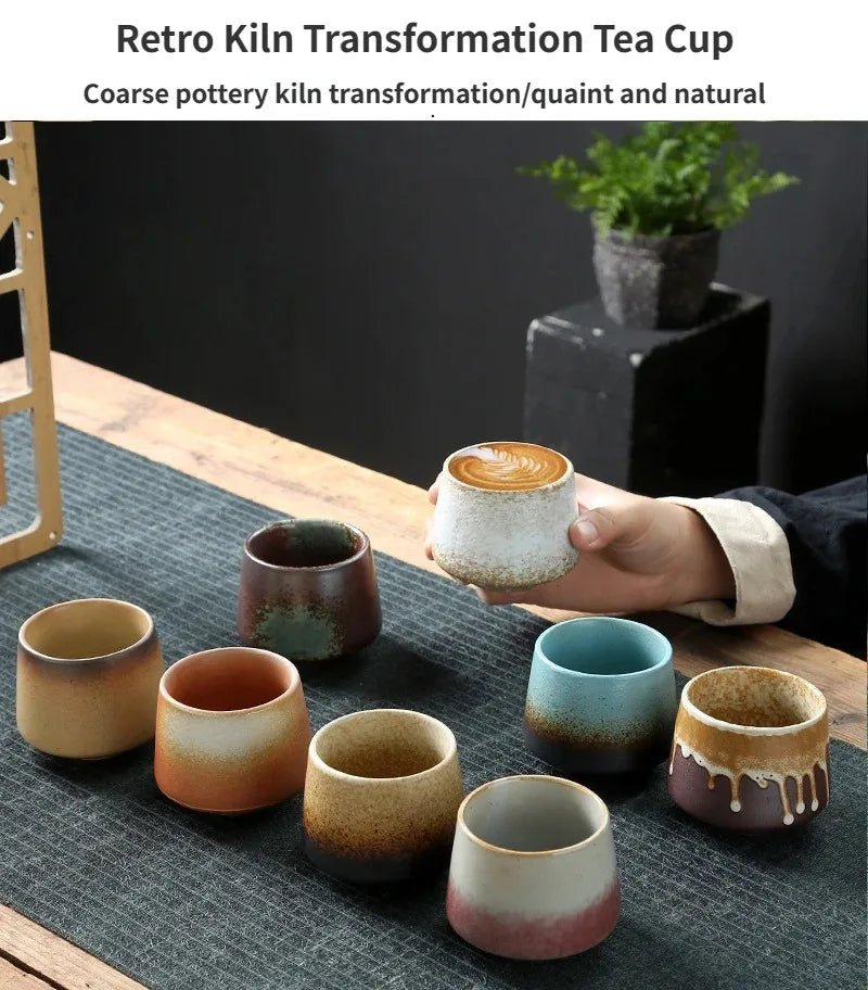 Tasse à Thé Poterie Raku – Glaçage Four – Fabrication Artisanale – | Studio Nichijo Paris