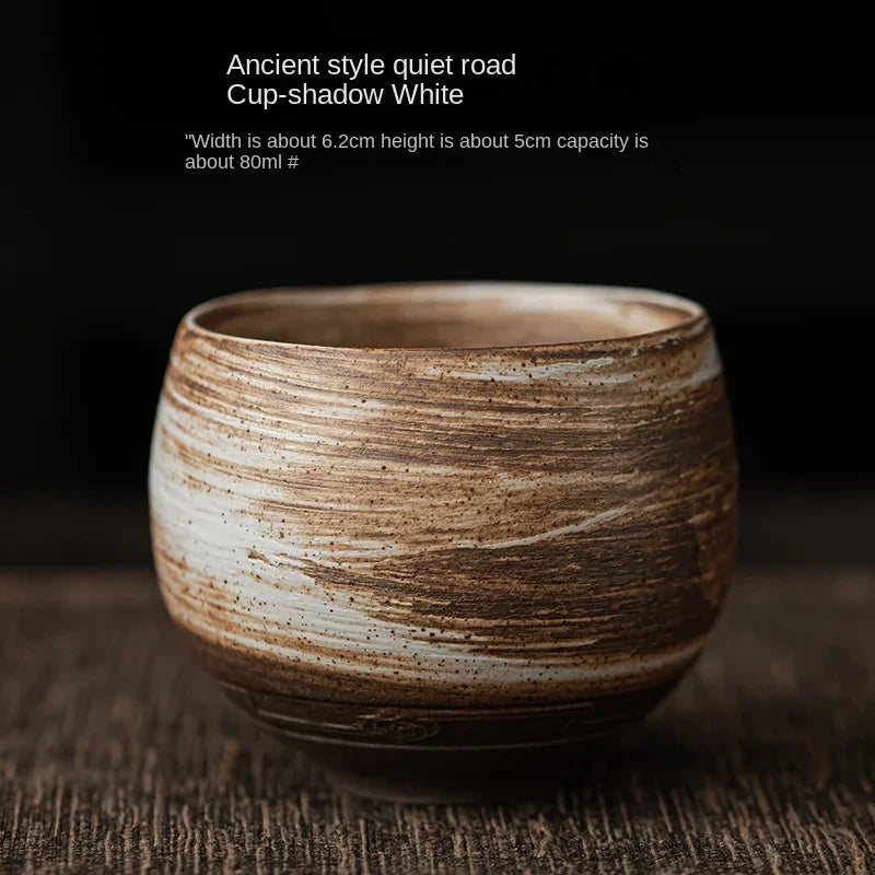 Tasse à Thé Grès Brute Vintage Japonaise – Fabrication Artisanale – Chanoyu | Studio Nichijo Paris