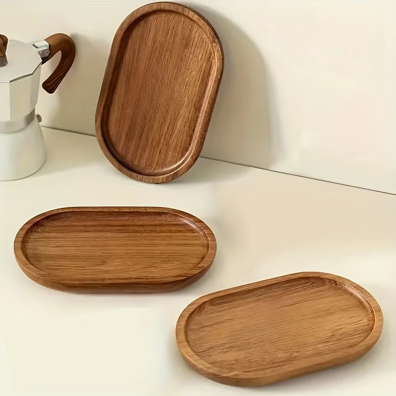 Plateau Ovale en Bois – Service & Table – Fabrication Artisanale – | Studio Nichijo Paris