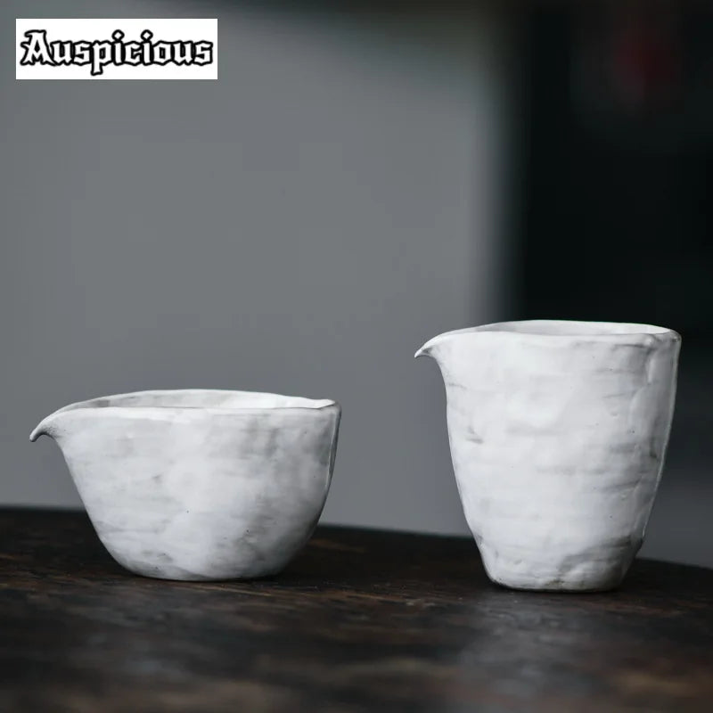 Pichet à Thé en Poterie Grossière, Poudre Yin — Fabrication Artisanale, Service Kung Fu – | Studio Nichijo Paris