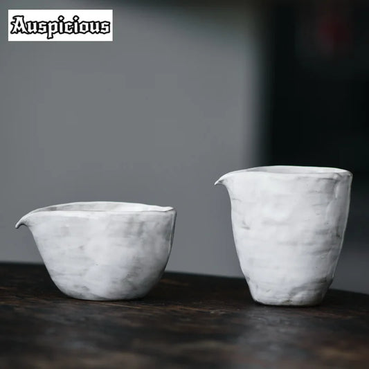 Pichet à Thé en Poterie Grossière, Poudre Yin — Fabrication Artisanale, Service Kung Fu – | Studio Nichijo Paris