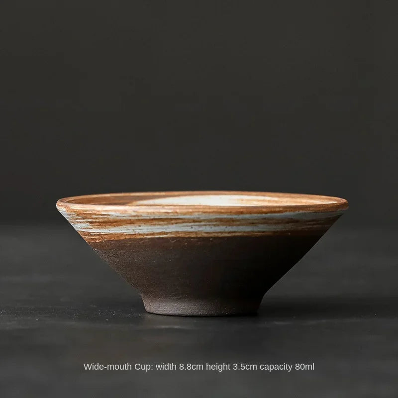 Bol à Thé 200 ml Grès Fait à la Main, Fabrication Artisanale – Jaku | Studio Nichijo Paris