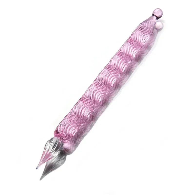 Stylo Verre Cristal Japonais Fait Main — Fabrication Artisanale – | Studio Nichijo Paris