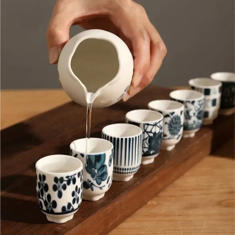 Service à Saké Céramique – Grand Coffret Dégustation – Fabrication Artisanale – | Studio Nichijo Paris