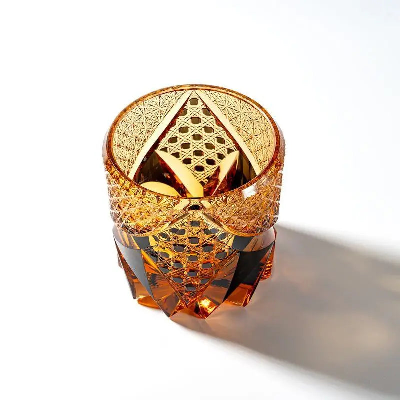 Verre Cristal Edo Taillé à la Main Luxe — Fabrication Artisanale – | Studio Nichijo Paris