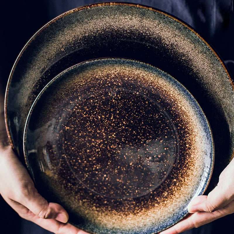 Assiette Creuse en Céramique Émaillée – Fabrication Artisanale – | Studio Nichijo Paris