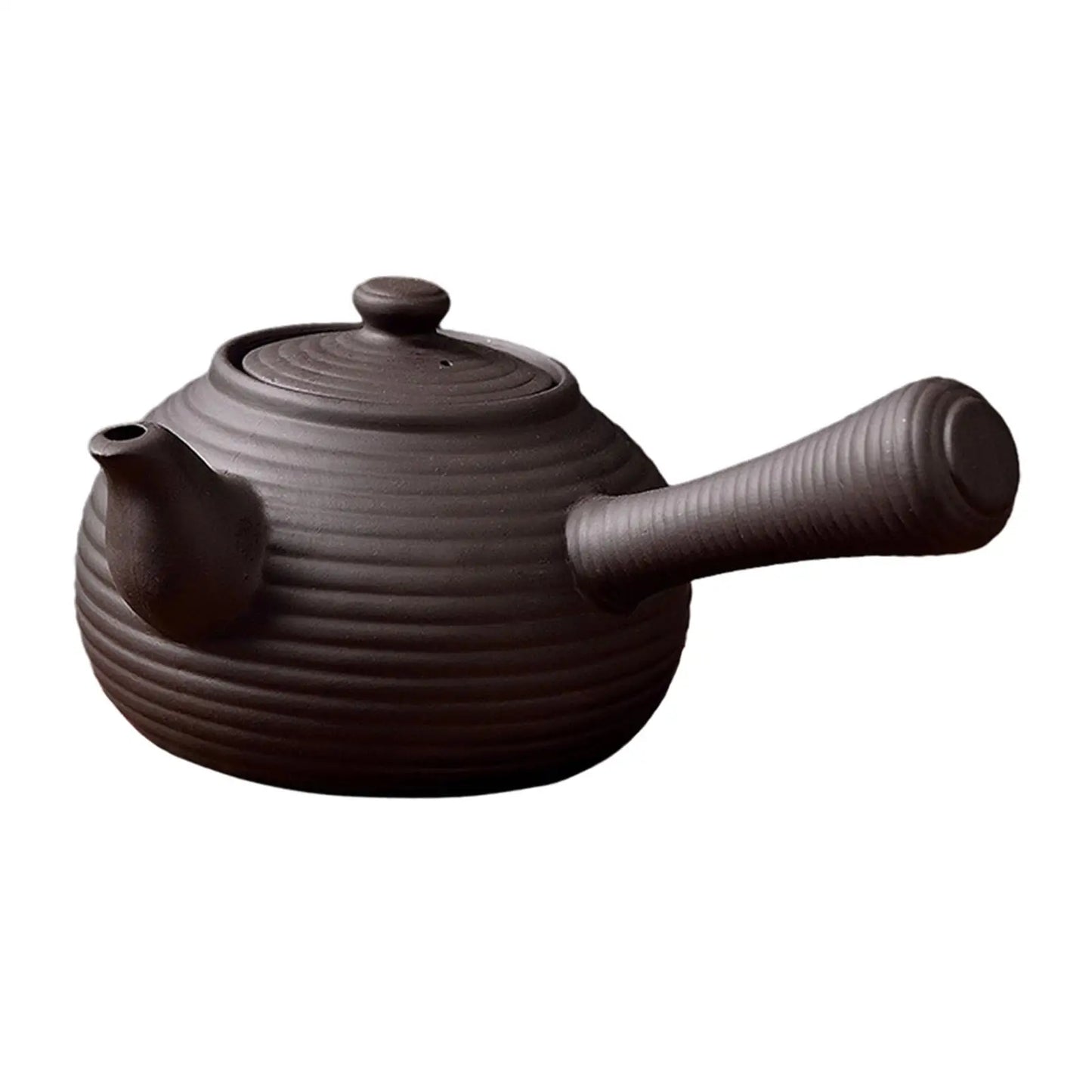 Théière en Céramique Traditionnelle – Fabrication Artisanale – Théière céramique traditionnelle Noire 500ml | Studio Nichijo Paris