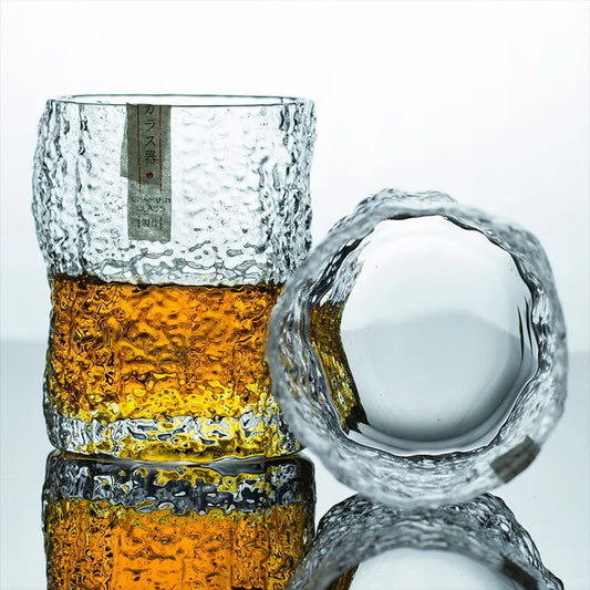 Verre Whisky Edo Japonais Boîte Bois Sans Plomb 260 ml — Fabrication Artisanale – | Studio Nichijo Paris