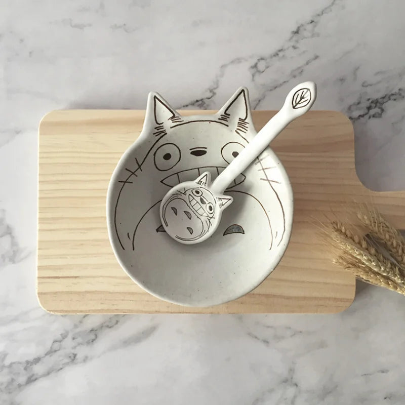 Cuillère Céramique Chat Japonais – Fabrication Artisanale – | Studio Nichijo Paris