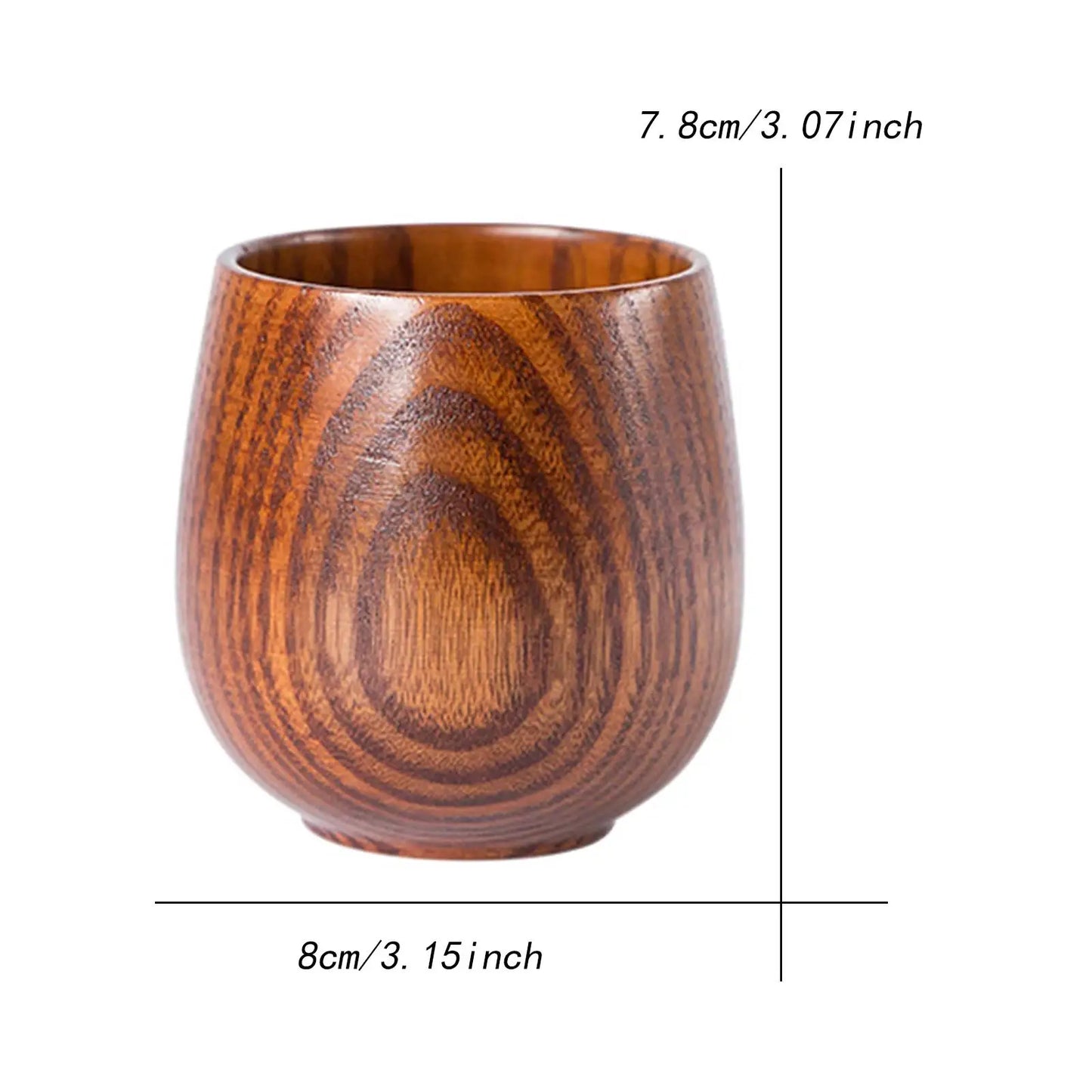 Tasse en bois tasses à boire verres portables faits à la main boissons froides ou chaudes tasse à thé tasse à thé pour café utilisation en plein air boissons – | Studio Nichijo Paris