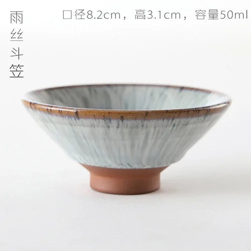 Tasse à Thé en Verre Borosilicaté, Céladon Yue Kiln — Fabrication Artisanale, Service Kung Fu – Utsutsu | Studio Nichijo Paris