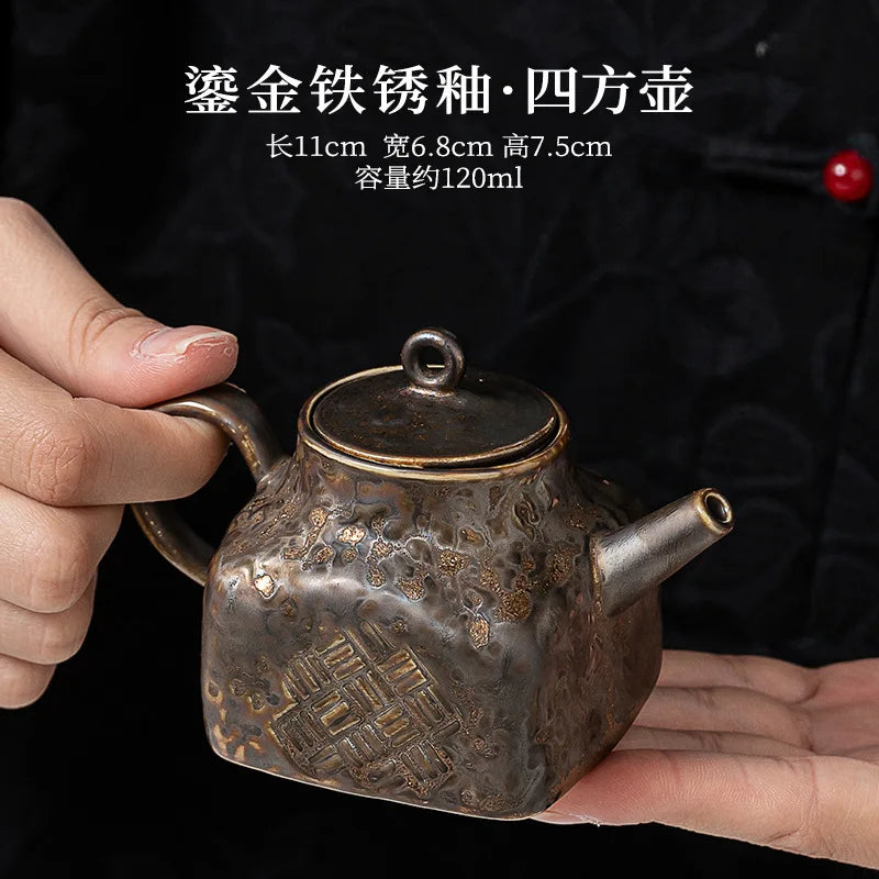 Théière Porcelaine Japonaise avec Infuseur et Filtre, Fabrication Artisanale – Kei | Studio Nichijo Paris
