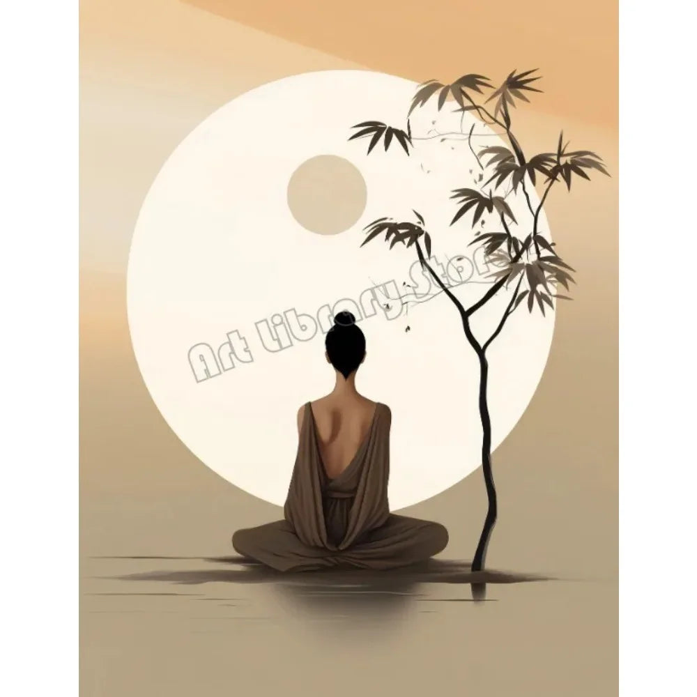Poster Zen & Nature – Art Mural Japonais – Arashi | Studio Nichijo Paris