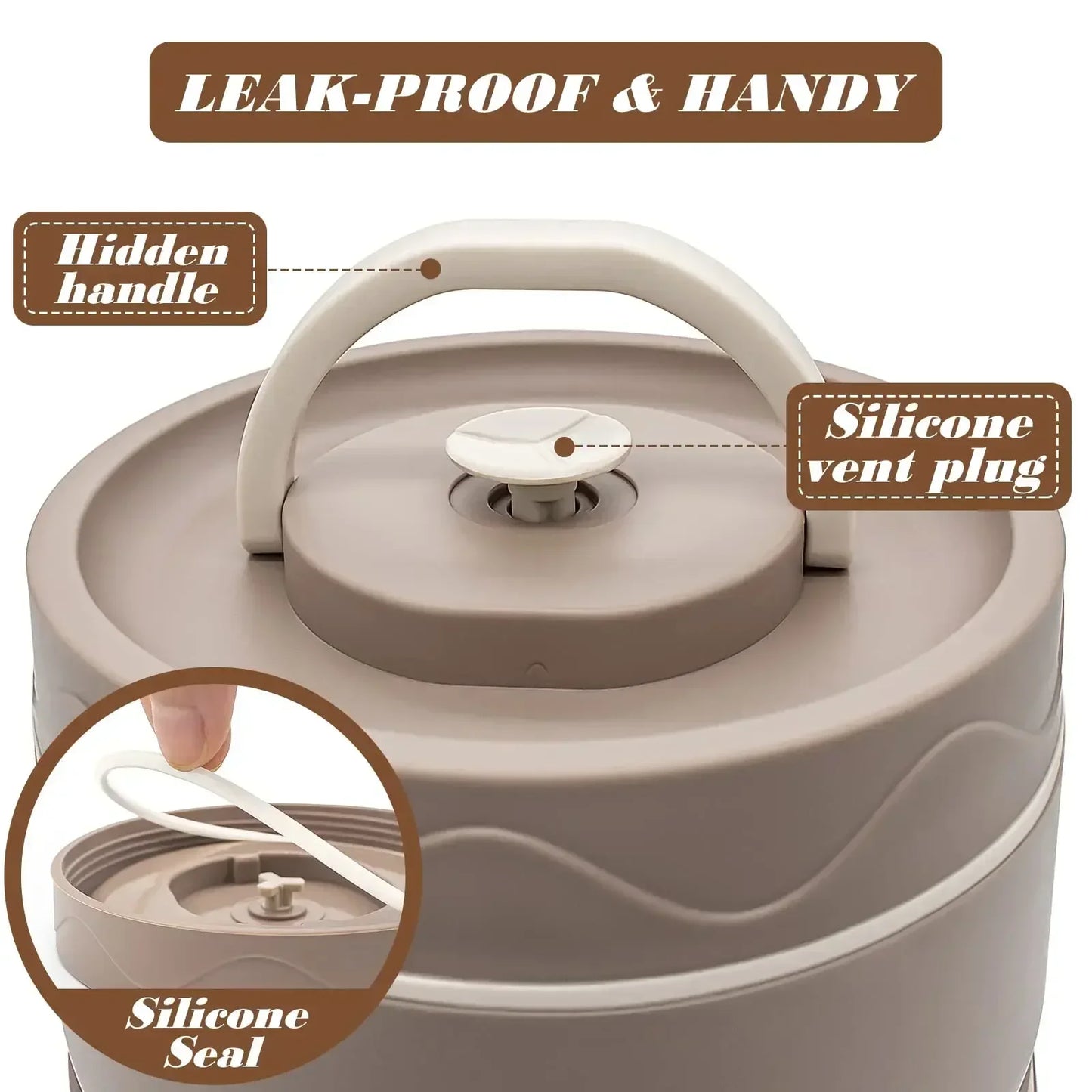 Lunch Box Isotherme Empilable 3 Étages Inox – | Studio Nichijo Paris