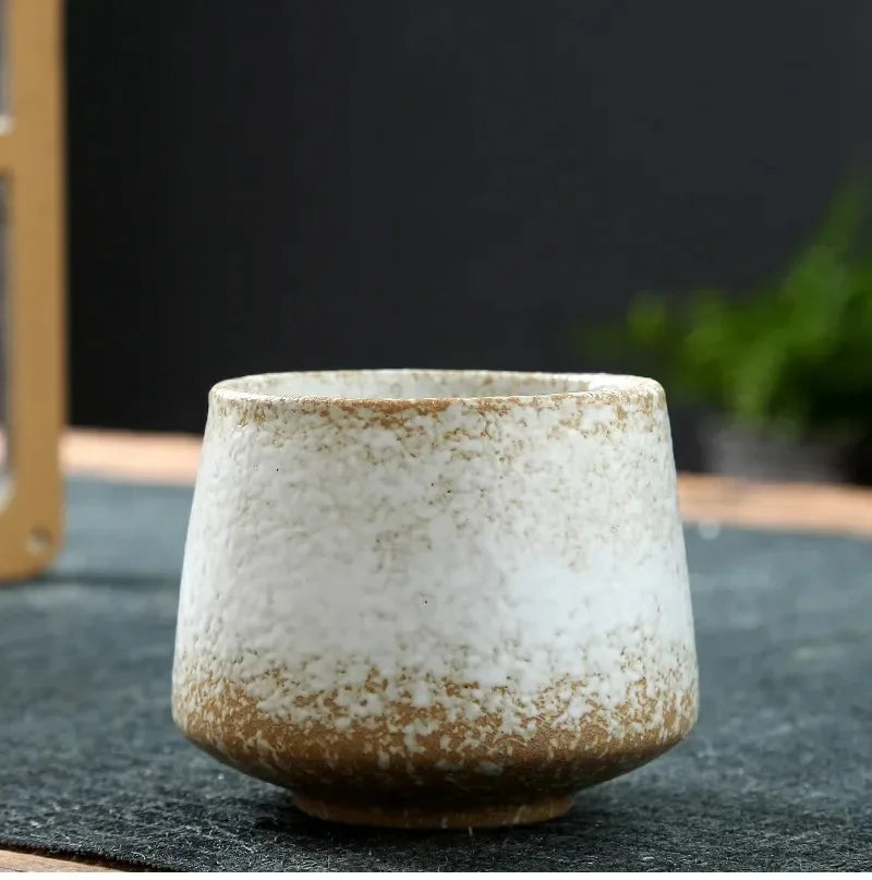 Tasse à Thé Poterie Raku – Glaçage Four – Fabrication Artisanale – | Studio Nichijo Paris