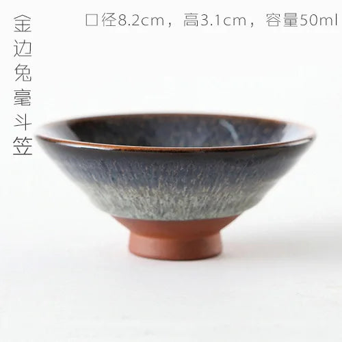 Tasse à Thé en Verre Borosilicaté, Céladon Yue Kiln — Fabrication Artisanale, Service Kung Fu – Kokoro | Studio Nichijo Paris