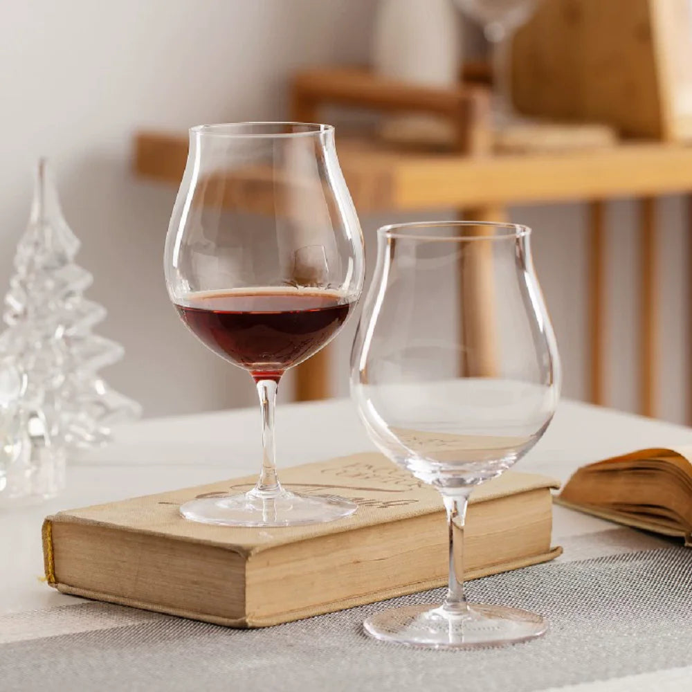 Verre Vin Cristal Ultra-Fin Kimura Japonais Tulipe Apéritif — Fabrication Artisanale – | Studio Nichijo Paris