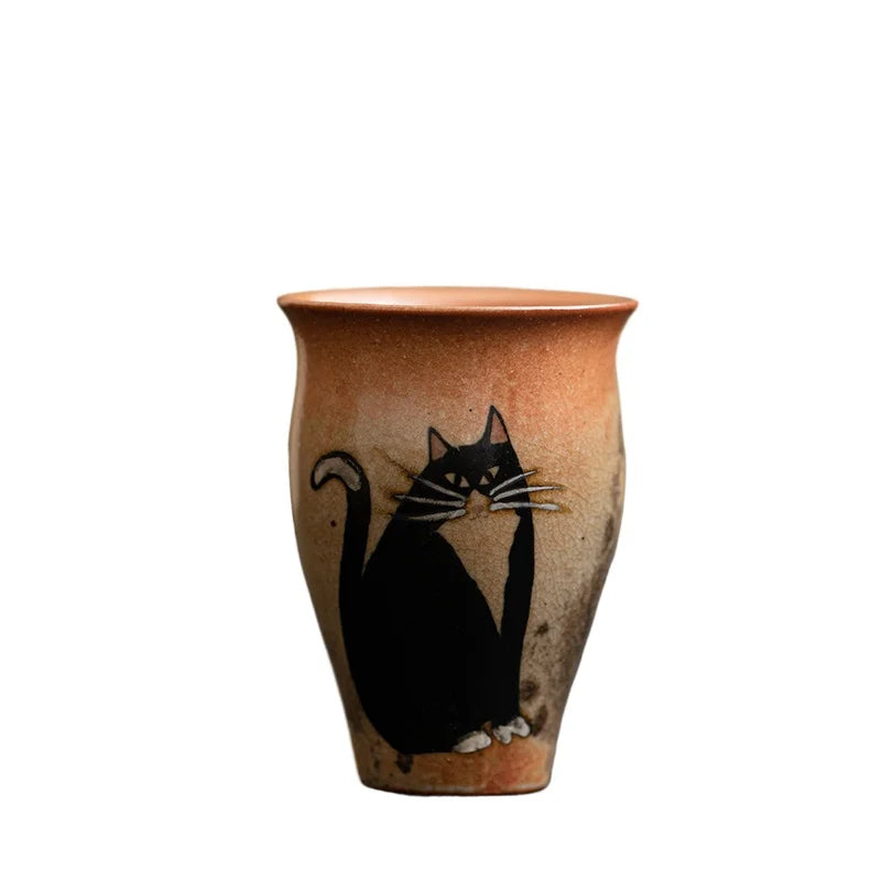 Tasse à Thé en Céramique Changement de Four, 50ml — Fabrication Artisanale – Xingshui Cat | Studio Nichijo Paris