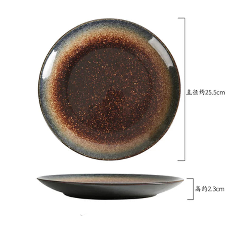 Assiette Creuse en Céramique Émaillée – Fabrication Artisanale – Grande | Studio Nichijo Paris