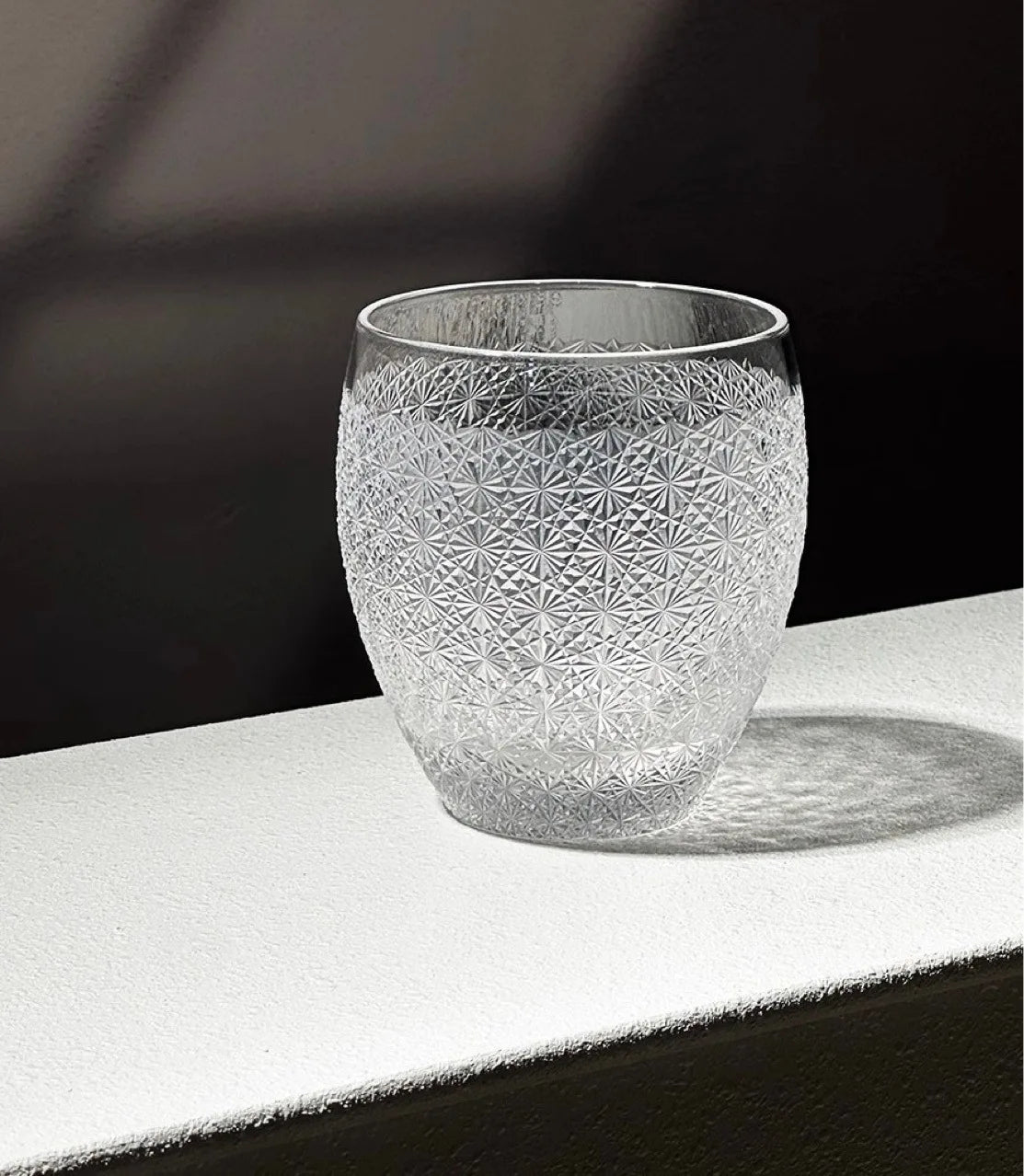 Verre Whisky Cristal Japonais Locke Fait Main Haut de Gamme 300 ml — Fabrication Artisanale – | Studio Nichijo Paris