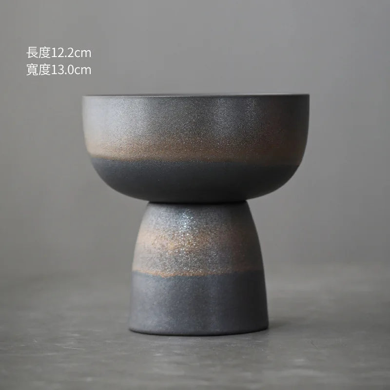 Plateau à Thé & Fruits en Céramique – Fabrication Artisanale – Nami | Studio Nichijo Paris