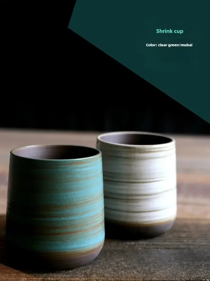 Tasse à Thé Poterie Raku – Glaçage Four – Fabrication Artisanale – | Studio Nichijo Paris