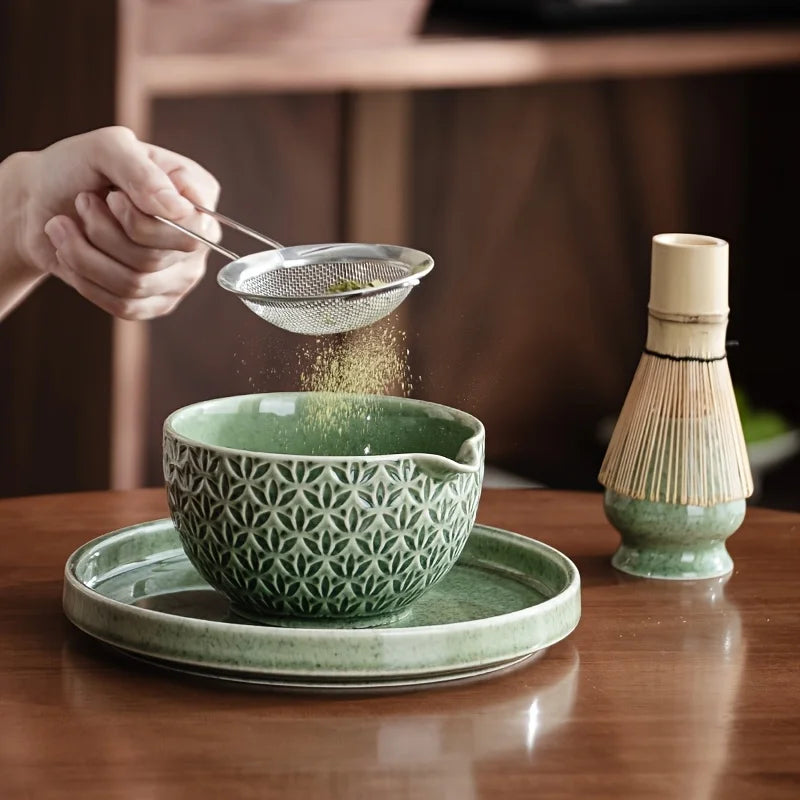 Coffret Cérémonie du Thé Matcha en Céramique – Fabrication Artisanale – | Studio Nichijo Paris