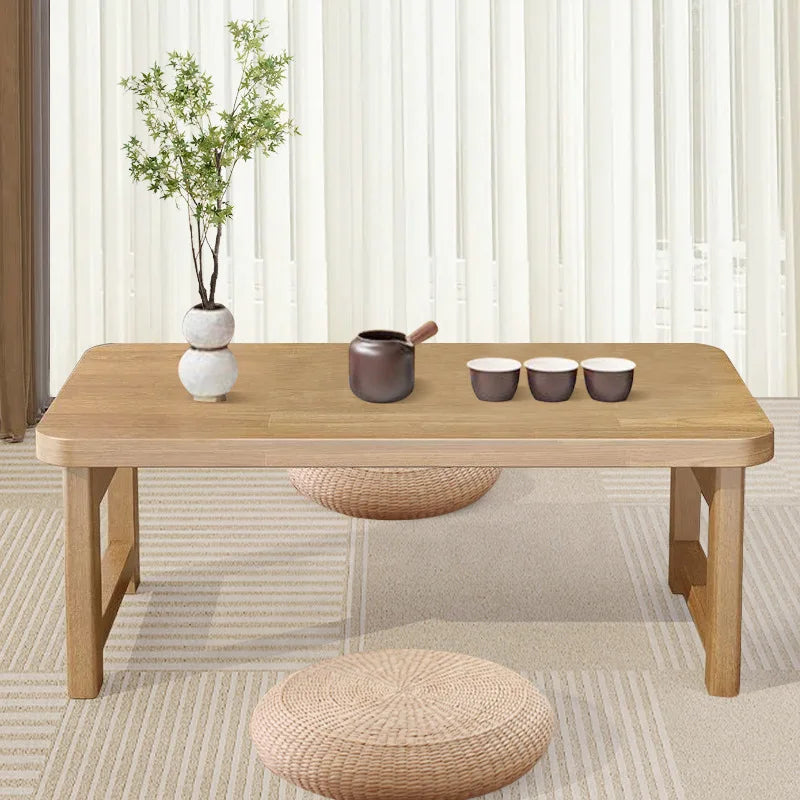 Table Pliante en Bois – Tatami & Bureau – Fabrication Artisanale – | Studio Nichijo Paris