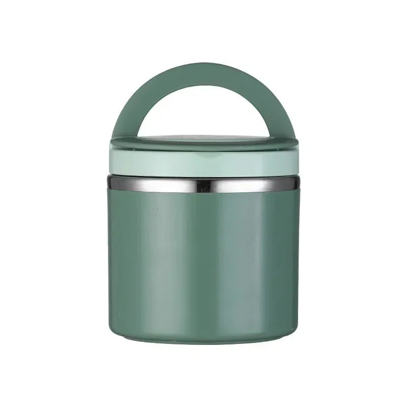 Thermos Inox 630ml-1L Isotherme Soupe Grande Capacité – Vert | Studio Nichijo Paris