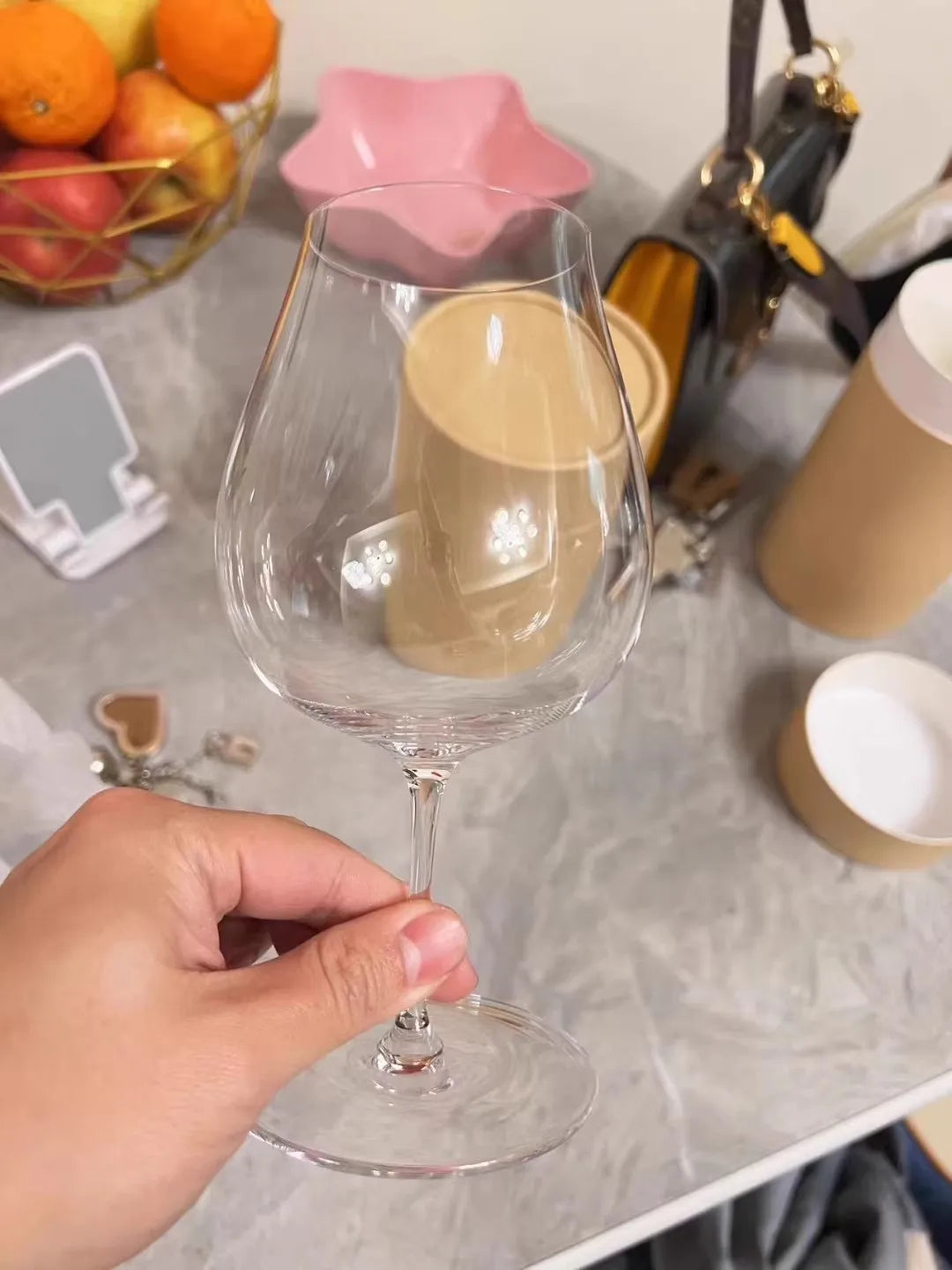 Verre Vin Cristal Ultra-Fin Kimura Japonais Tulipe Apéritif — Fabrication Artisanale – | Studio Nichijo Paris