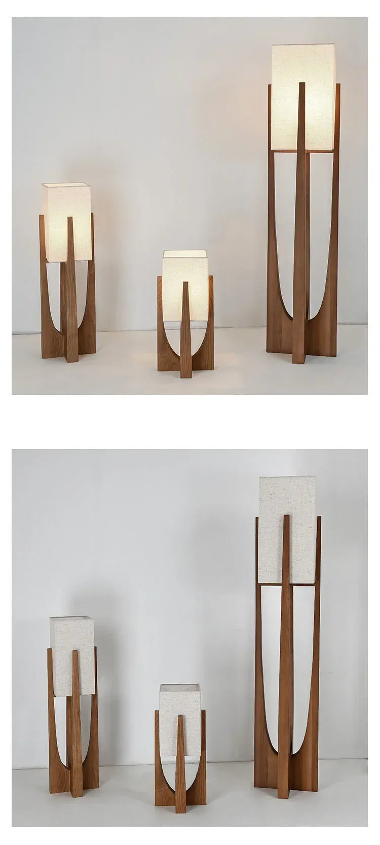 Lampadaire Japonais en Bambou et Bois – Lampe sur Pied Style Wabi-Sabi – | Studio Nichijo Paris