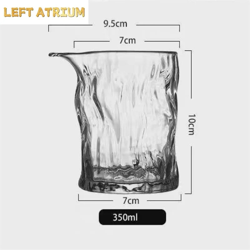 Pichet à Thé Verre Marteau Arbre 350 ml Cha Hai Séparateur — Fabrication Artisanale – | Studio Nichijo Paris