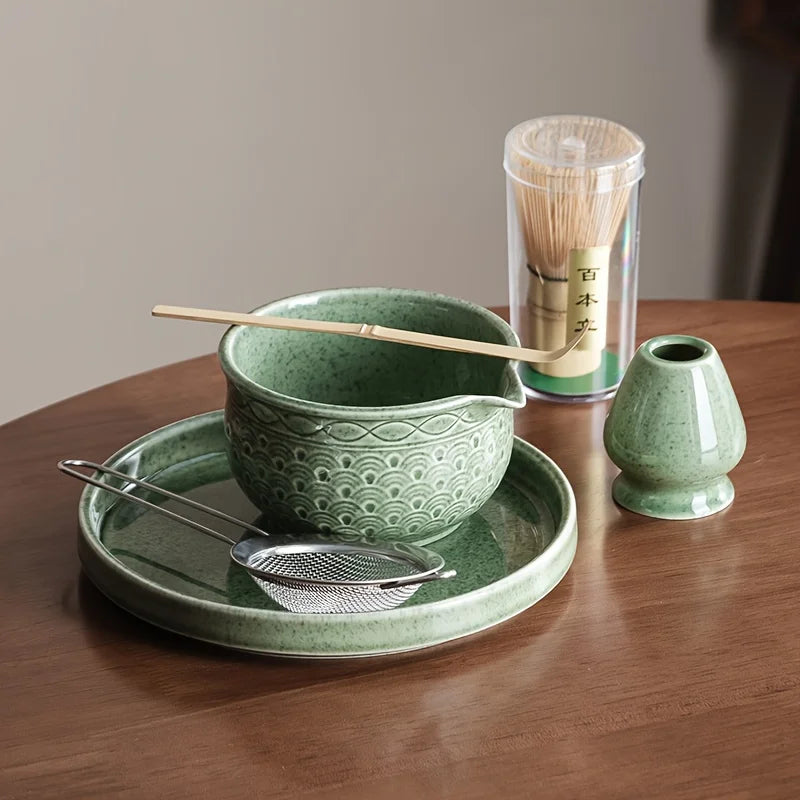 Coffret Cérémonie du Thé Matcha en Céramique – Fabrication Artisanale – Kintsugi | Studio Nichijo Paris
