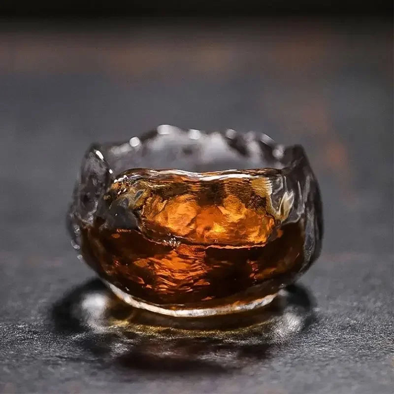 Verre Cristal Japonais Résistant Chaleur Thé Kung Fu — Fabrication Artisanale – | Studio Nichijo Paris