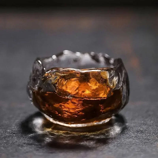 Verre Cristal Japonais Résistant Chaleur Thé Kung Fu — Fabrication Artisanale – | Studio Nichijo Paris